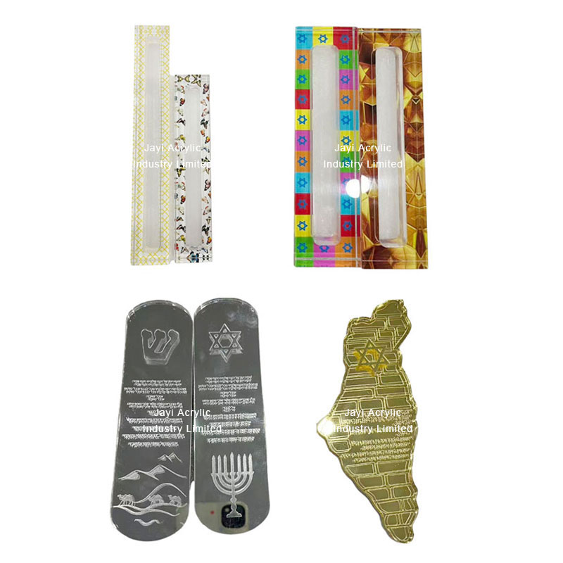 Ikesi le-Lucite Mezuzah elenziwe ngokwezifiso
