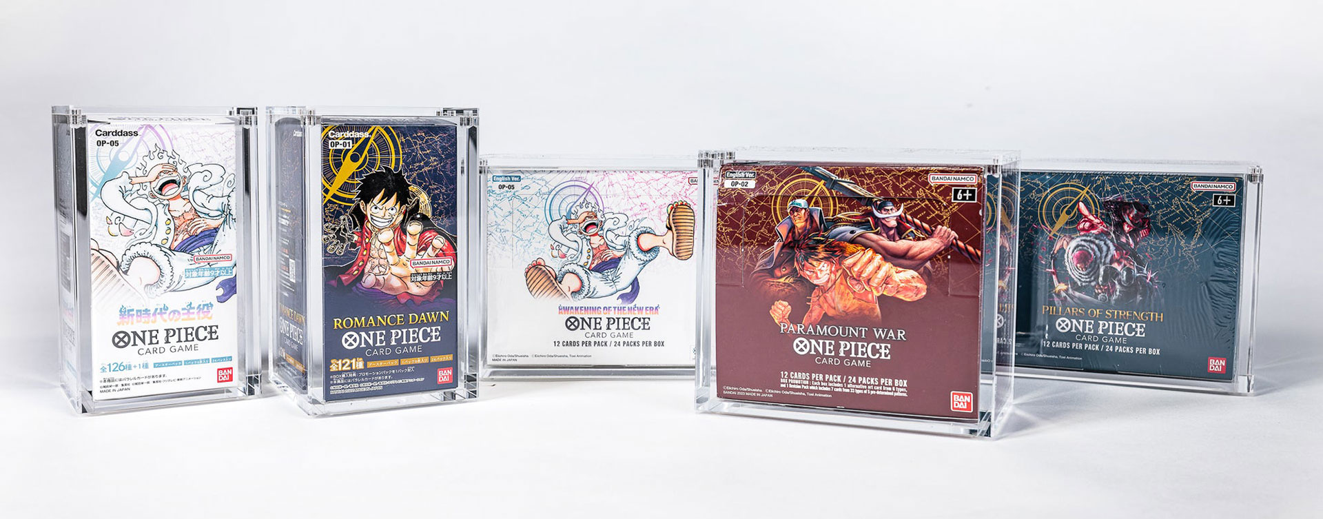 Akrylfodral i ett stycke