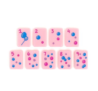 Juego de mahjong rosa