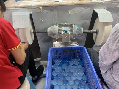 cloth wheel polishing machine