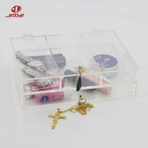 4-Section Acrylic Box with Lid
