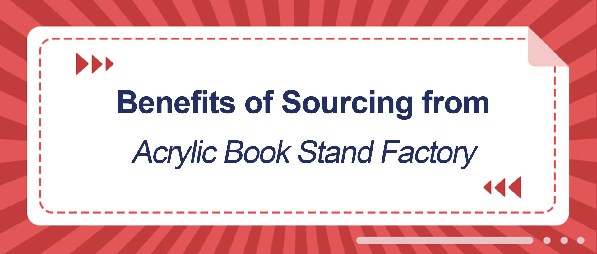 Acrylic Book Stand Factory