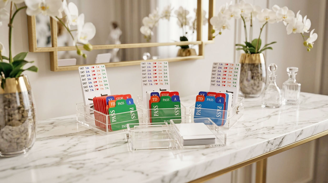 Acrylic Bridge Card Bidding Box