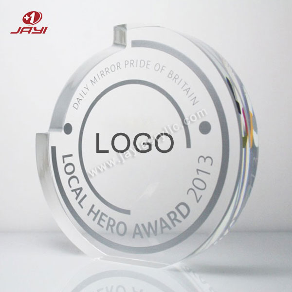 Acrylic Circle Trophy - Jayi Acrylic