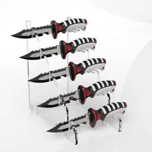 Acrylic Knife Display Stand