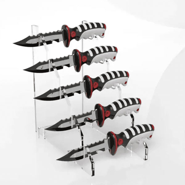 Acrylic Knife Display Stand