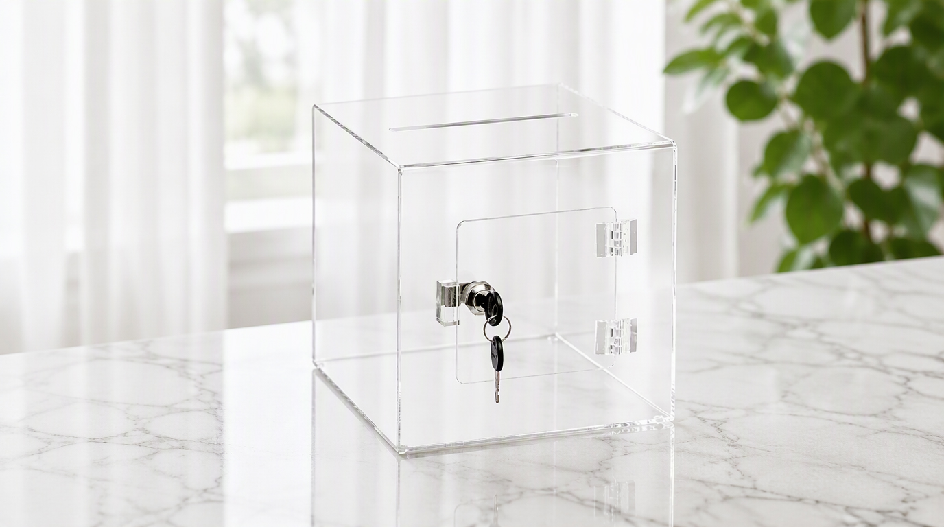 Acrylic Lock Box