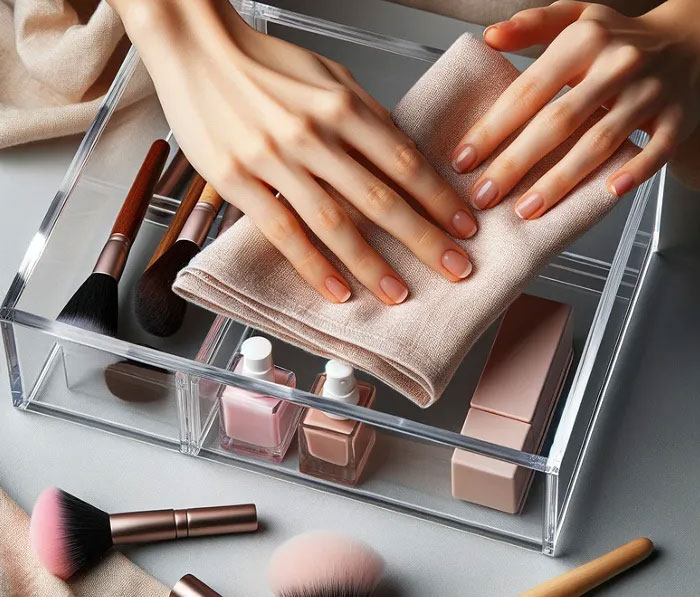 Acrylic Makeup Organizer (2)