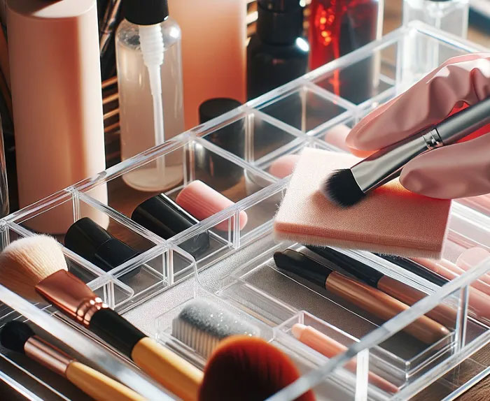 Acrylic Makeup Organizer (4)