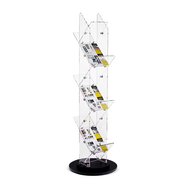 Acrylic Rotating Brochure Display Stand
