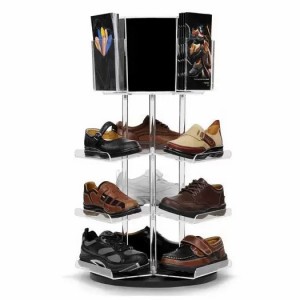 Acrylic Rotating Shoe Display Stand