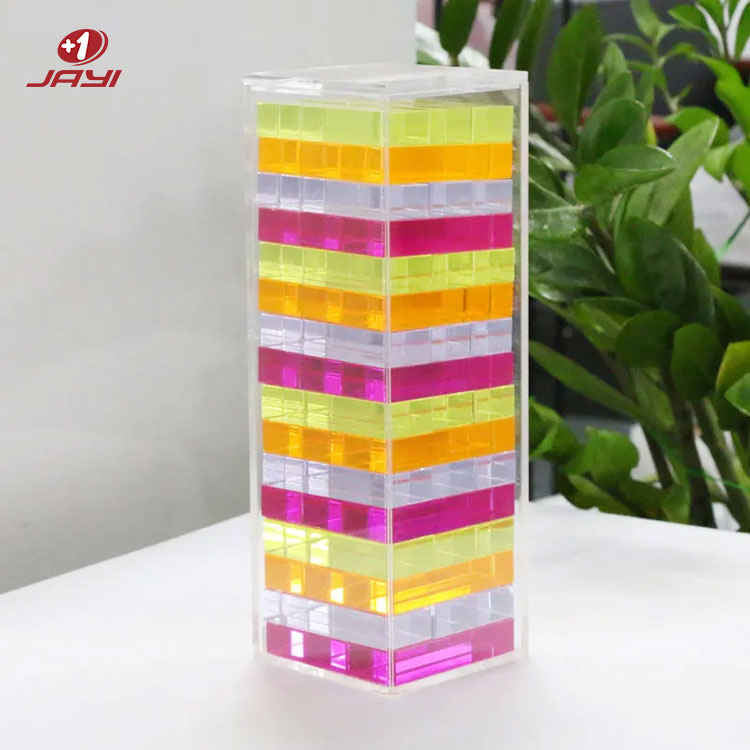 Masewera a Acrylic Tumble Tower