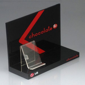 Acrylic cell phone display stands