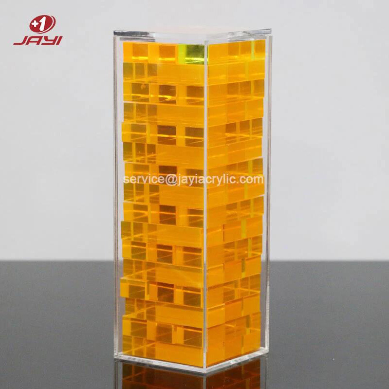 Класічная гульня Acrylic Jenga