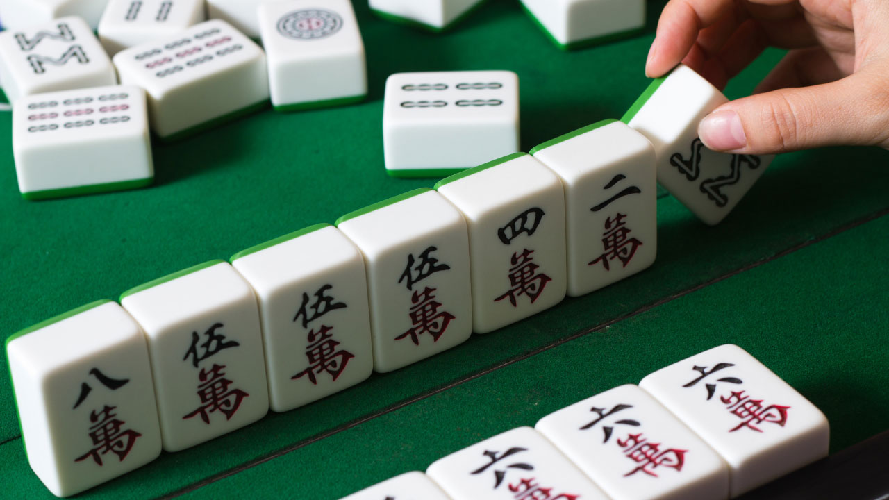 Acrylic mahjong set (2)