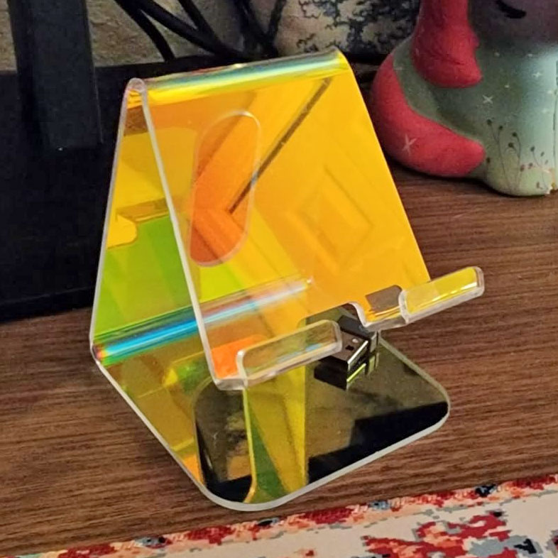 Acrylic phone displays