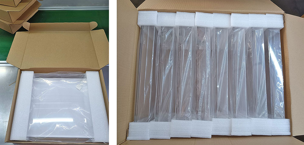 Acrylic tray packaging