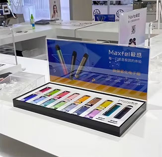 Acrylic vape display stand