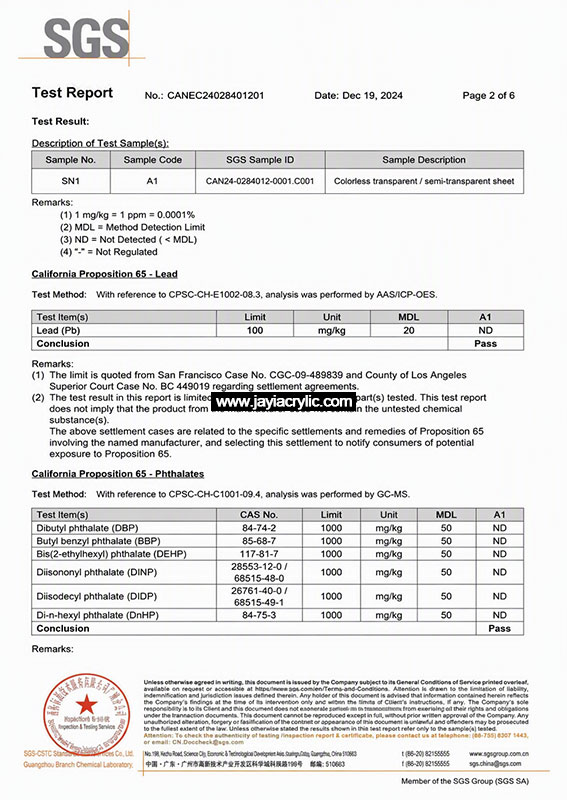 California Prop 65 Compliance (2)