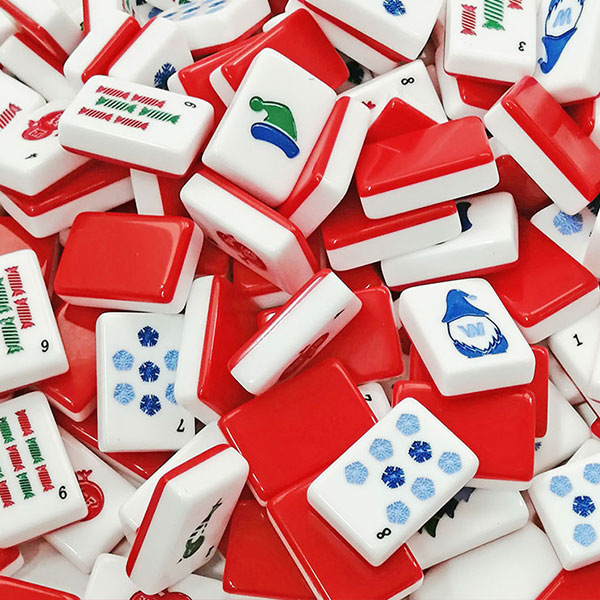 Christmas American Mahjong Tiles