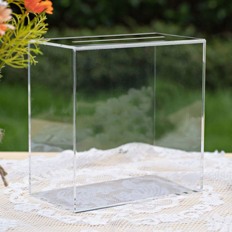 Clear Acrylic Card Box