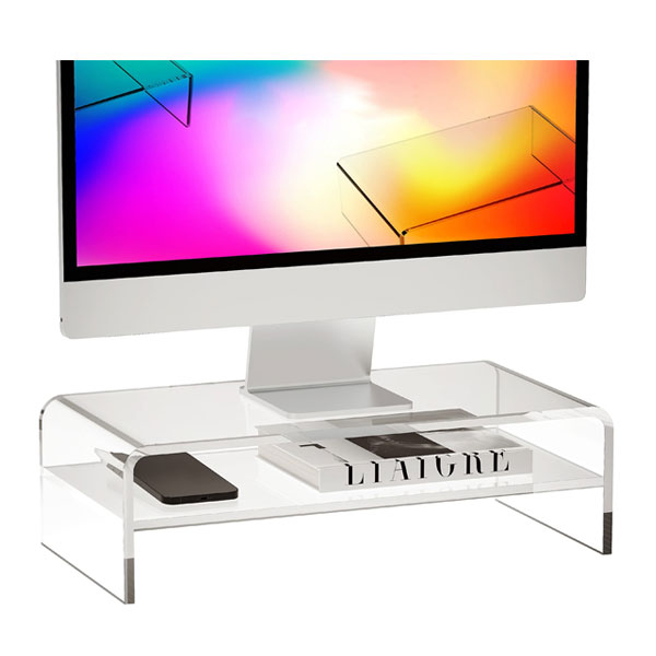 Clear Acrylic Monitor Stand