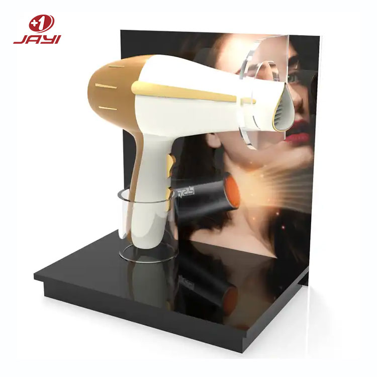 Custom na Acrylic Hair Dryer Display Stand