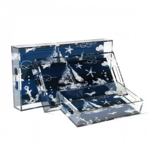 Trays acrylic omenala