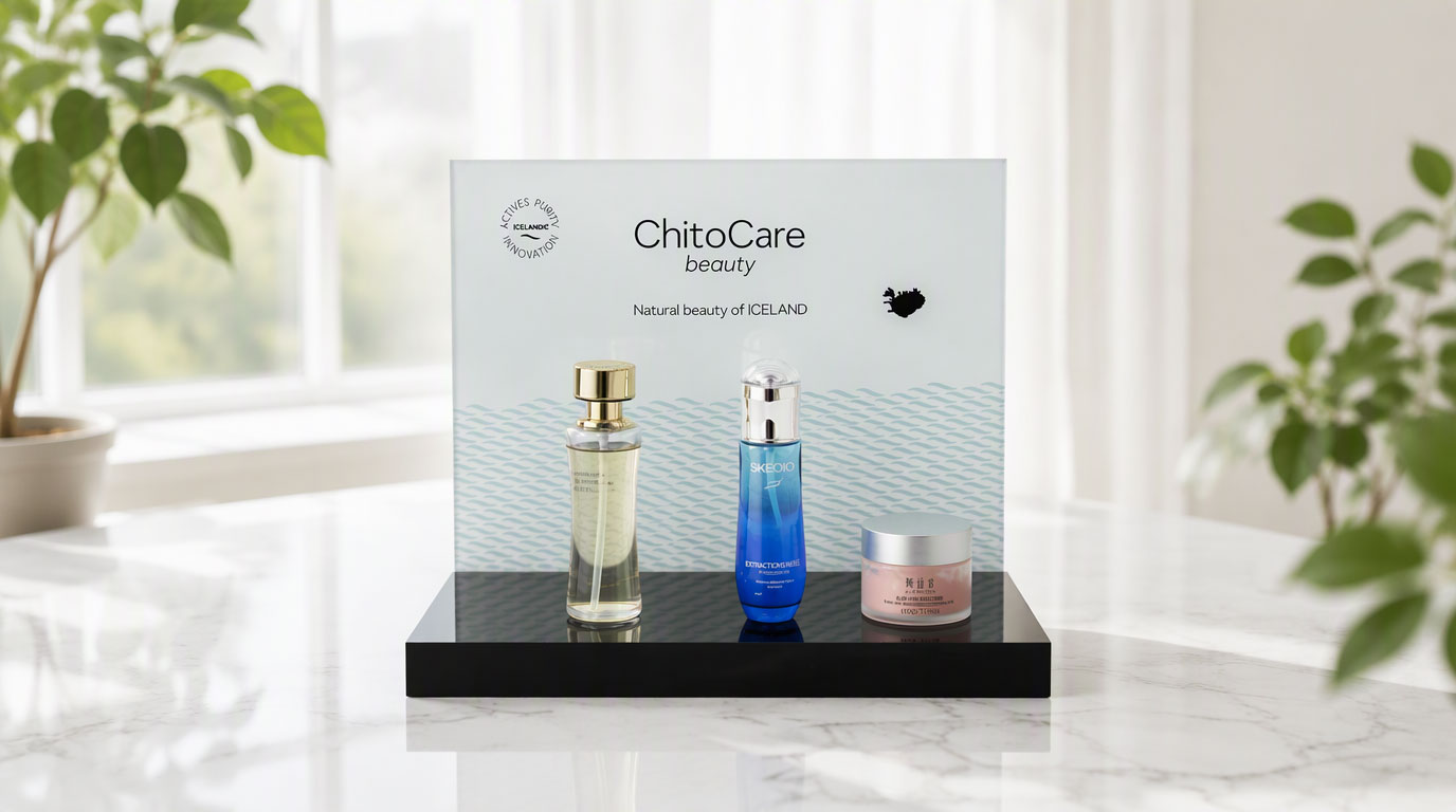 Custom Countertop Acrylic Skincare Displays