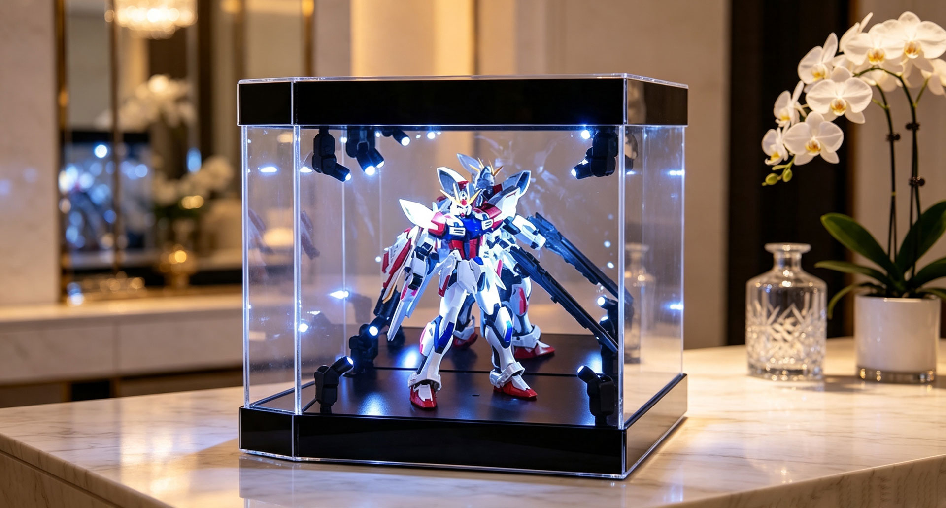 Custom acrylic display case