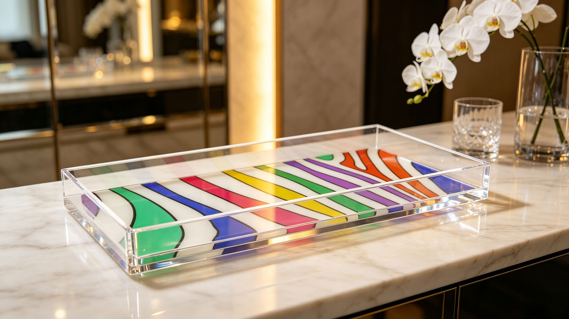 Custom acrylic trays