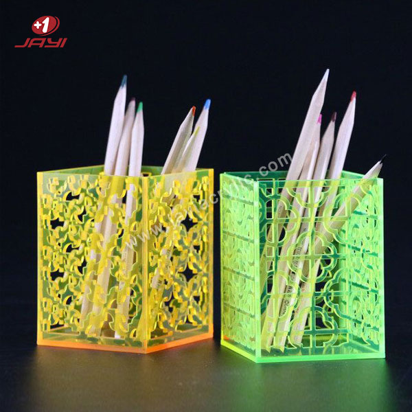 Hollow Out Acrylic Pen Holder - Jayi Acrylic