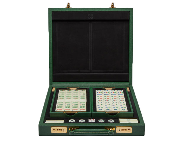 Leather Mahjong Storage Box