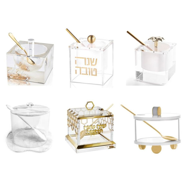 Lucite Honey Dish