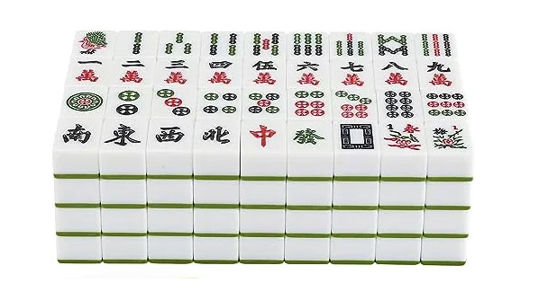 Melamine Mahjong Set