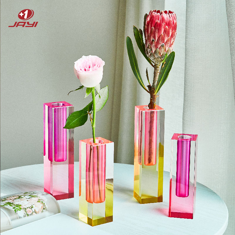Neon acrylic vase - jayi acrylic