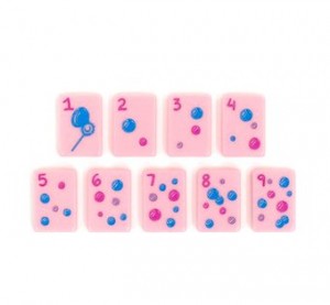 Pink Mahjong set
