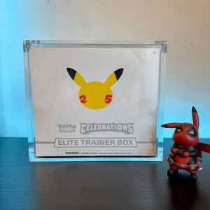 Pokémon Elite Trainer Box Celebrations Acrylic Case