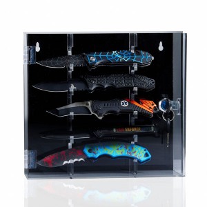 Wall Mounted Acrylic Knife Display Case