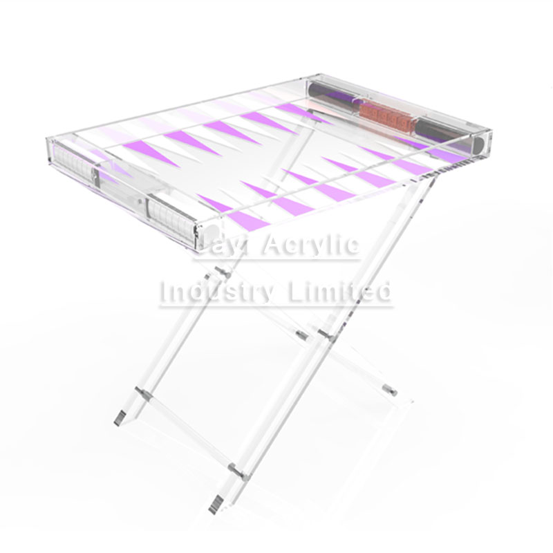 acrylic backgammon table 2