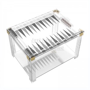 acrylic backgammon table