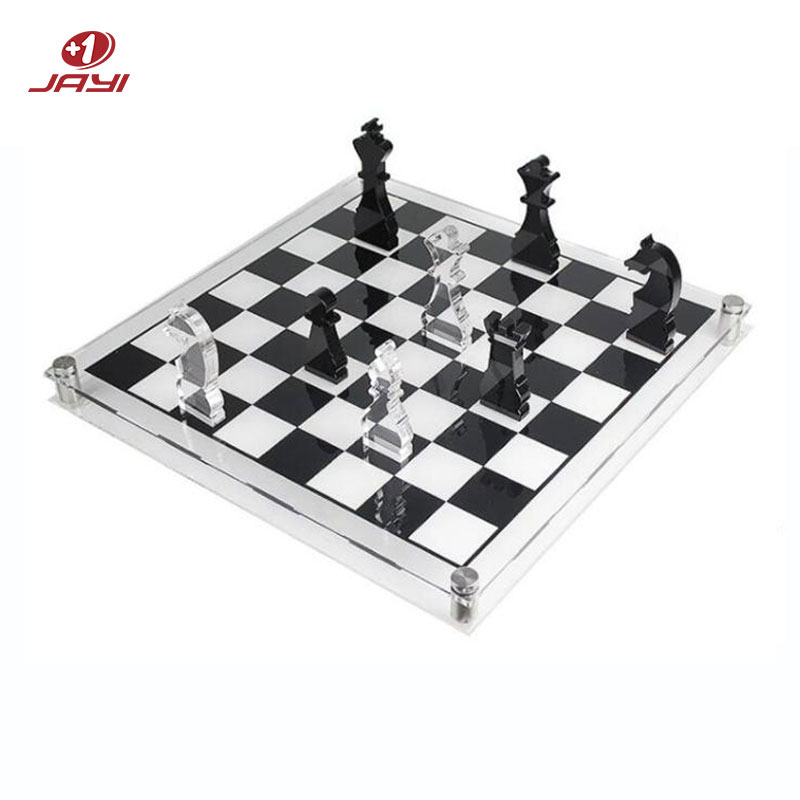 acrylic chess game set
