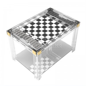 acrylic chess table