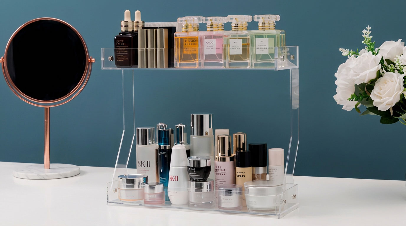 acrylic cosmetic organizer