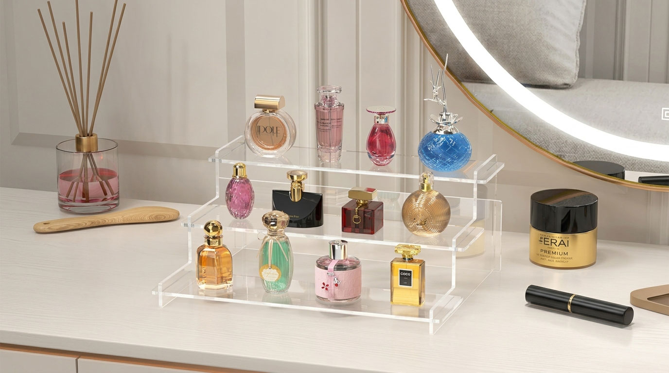 acrylic display risers