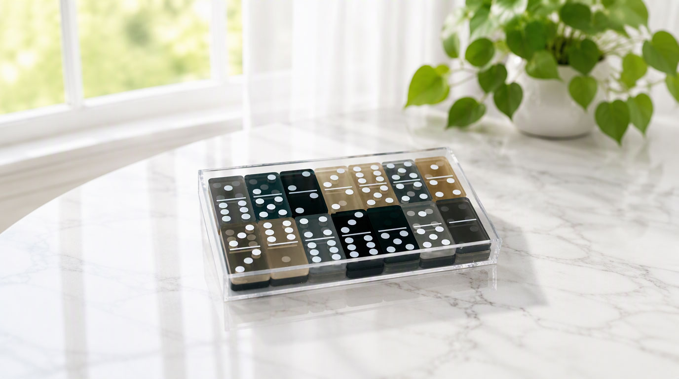 acrylic domino set for retail
