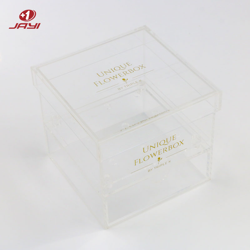 https://www.jayiacrylic.com/custom-clear-acrylic-flower-box-with-drawer-and-lid-holesale-jayi-product/
