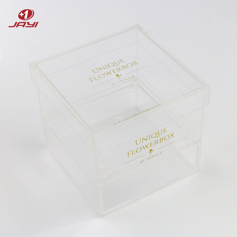 acrylic flower display box