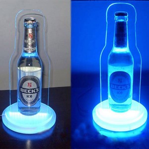 acrylic led wine display rack