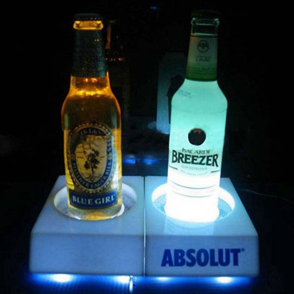acrylic led wine display stand